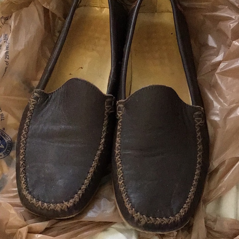 Folio brown leather shoes 8.5